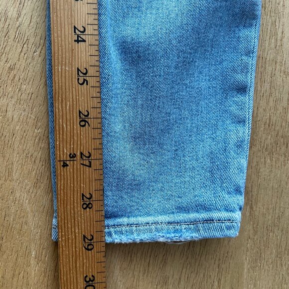 ABERCROMBIE & FITCH CURVE LOVE HIGH RISE SUPER SKINNY ANKLE WOMEN’S JEANS 28/6 - Picture 15 of 16